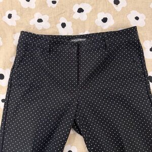 Dolce & Gabbana Polka Dot Stretch Cotton Trousers - IT 44 / US 8
